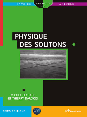 cover image of Physique des solitons